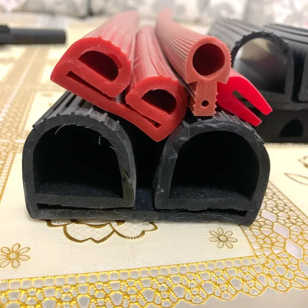 供应俊旭橡塑制品 E型硅橡胶密封条 蒸箱烤箱密封条 彩色硅胶条