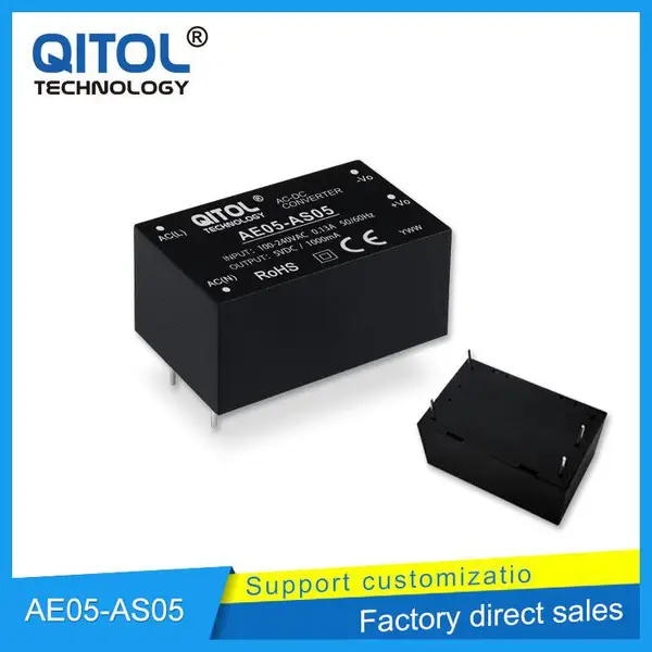 5W���ص�Դģ��AC220VתDC5V��ҵ������QITOL,AE05-AS05