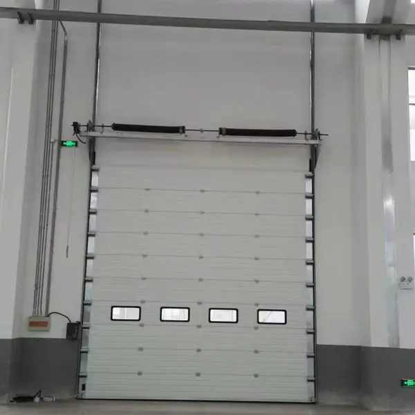深圳厂家定制 电动防盗车库门 翻版车库门 工业滑升门 垂直提升门