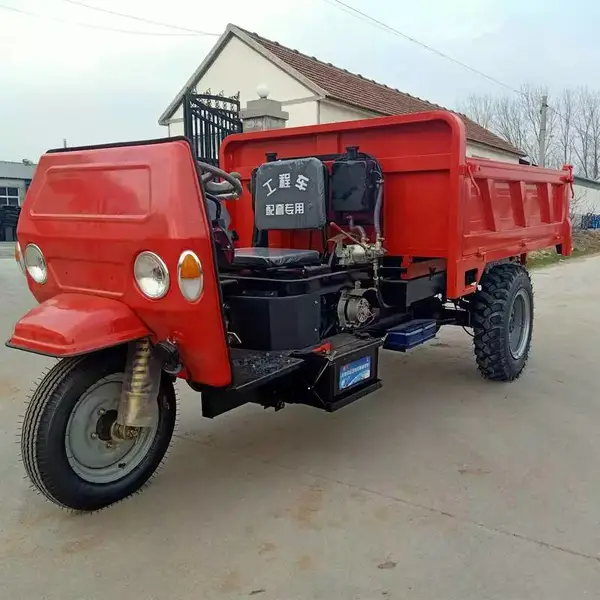 农村拉砖头拉石头三轮车 建筑垃圾搬运三轮车 大马力柴油三轮车