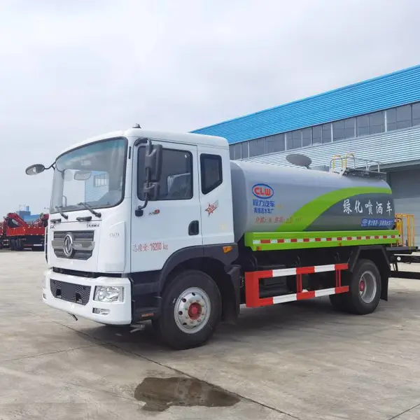 国六15吨东风多利卡D9绿化喷洒车,15吨洒水车