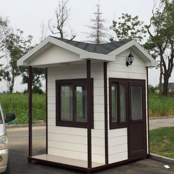 住人集装箱活动房 金属雕花板岗亭 新型模块化房屋