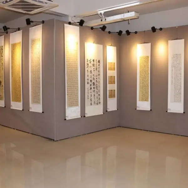 画展布置展墙无缝书画展板移动简约隔断展示架作品墙摄影展览板墙