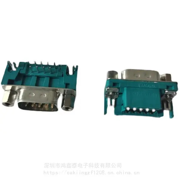 Foxconn��ʿ�� DB9��ͷ��ɫ����˿ 90��� DT10121-HW3-4F