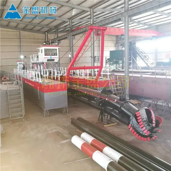 广东珠海河道挖泥船城市水务治理方案 广东金盟机械环保河道挖泥船价格
