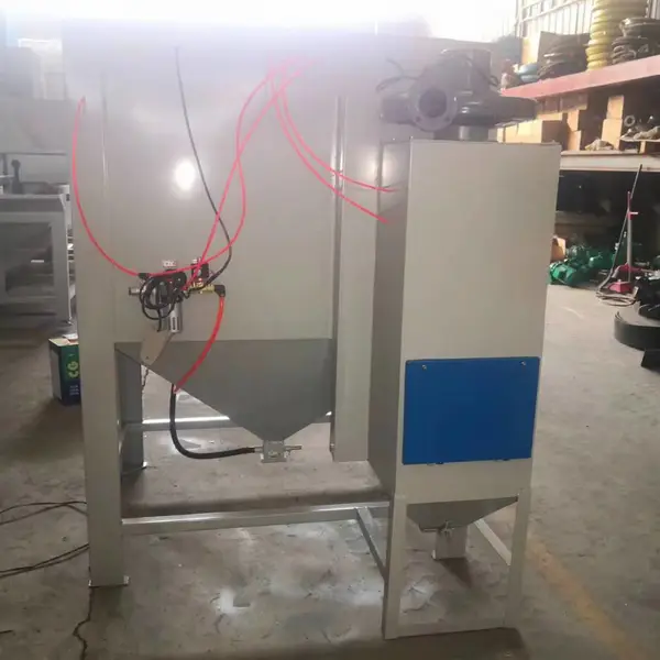 汽摩配件翻新喷砂机铝件缸体表面清理吹砂机