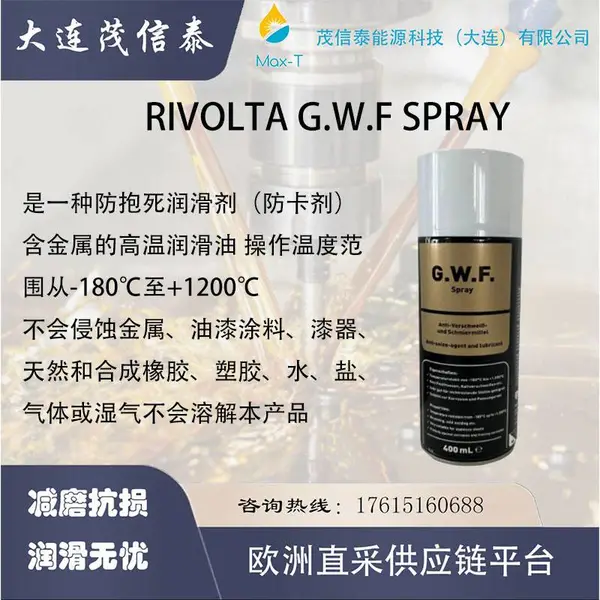 RIVOLTA G.W.F SPRAY德国维德嘉gwfspray高效耐高温抗咬合润滑喷