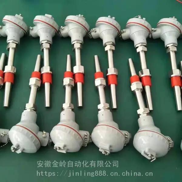 热响应时间小 测量范围大 耐磨热电偶 耐压性能好 带卡套