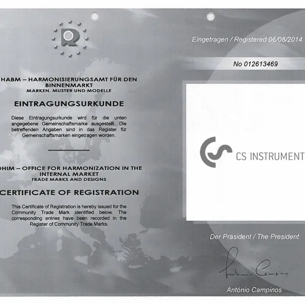 CS INSTRUMENTS商标证书
