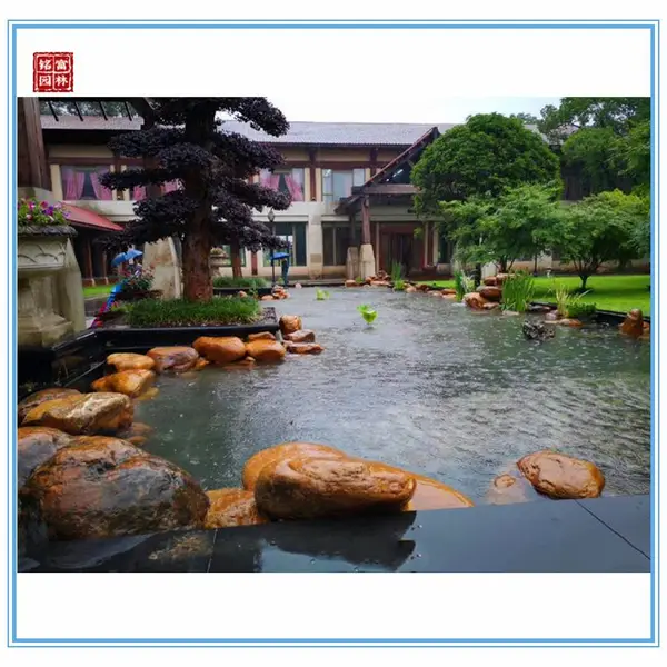广东黄蜡石原石图片-景区摆景设计石黄蜡石-黄蜡石大量货源出售