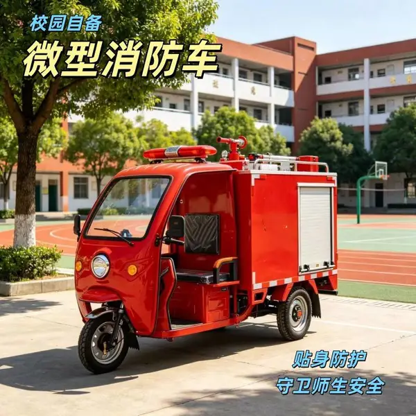微型消防车 社区必备喷水消防车 农友小型车载水箱式灭火车