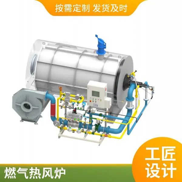 SOFC加热天然气热风炉生产厂家 支持定制功率 宽调节范围 岱鼎燃烧