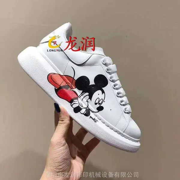 运动鞋子打印技术 鞋材面直接喷画设备 代替丝印冷贴的鞋表面工艺