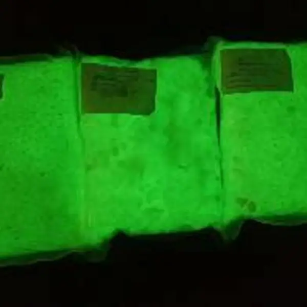 长余辉发光粉,黄绿光夜光粉,印刷,注塑,油墨专用发光颜料