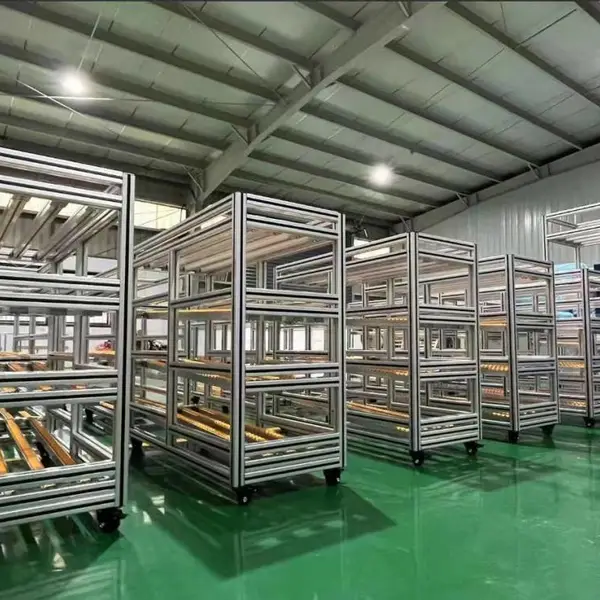 铝型材 厂家直供可移动工业展示货架支架 专业定制