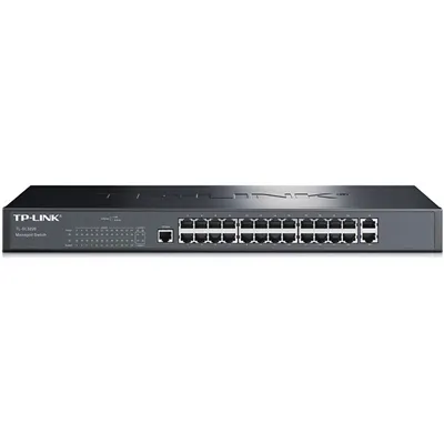 TP-Link TL-SL3226 24百兆口+2个千兆自适应RJ45端口二层网管交换机