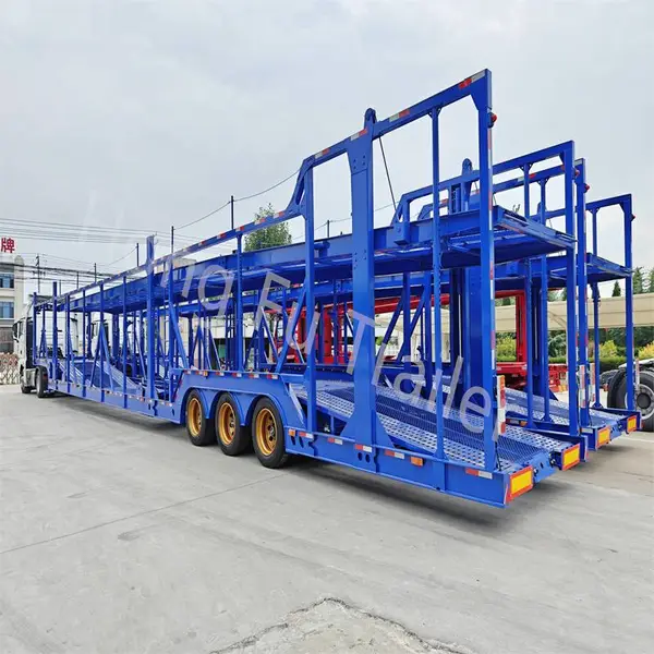 吉尔吉斯斯坦托运专用车 出口定制 车辆运输半挂车 10为托运挂车