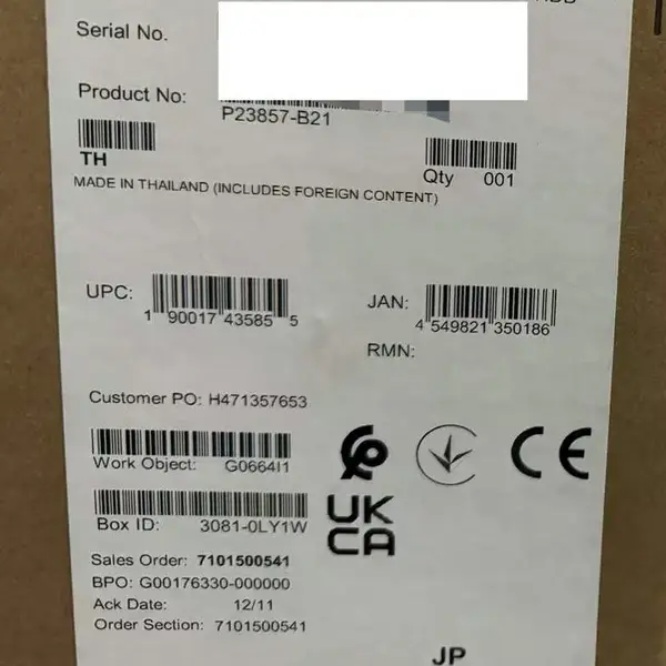 P09722-B21 P09912-001 HPE 1.92TB SATA MU SFF SC DS SSD G10������Ӳ��