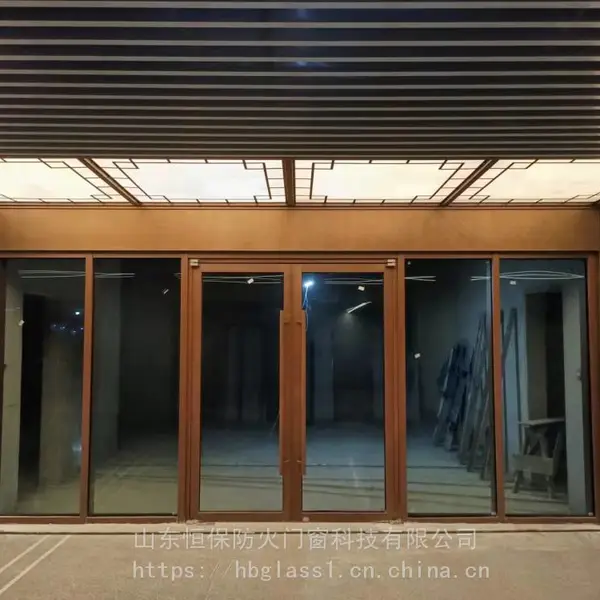 恒保地下大堂、小区入户门***乙级玻璃防火门