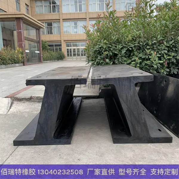 π型I型800H橡胶护舷 码头港口防撞块防撞条碰垫