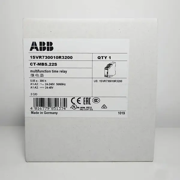 ����ȫ��ԭװABBС��ʱ��̵���CM-IWS.1S 24-240V