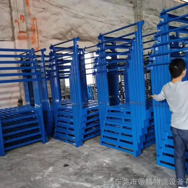 冷库堆垛架 折叠堆垛架 2吨巧固架定制 蔬菜冷库货架 水果冷库堆垛货架