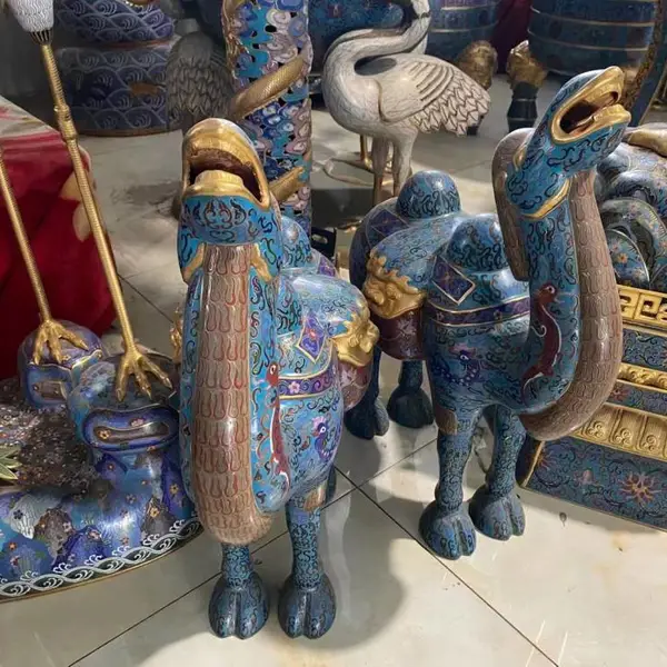 景泰蓝花瓶 景泰蓝工厂 景泰蓝摆件 景泰蓝工艺品 景泰蓝厂家 景泰蓝铜胎掐丝珐琅工艺品