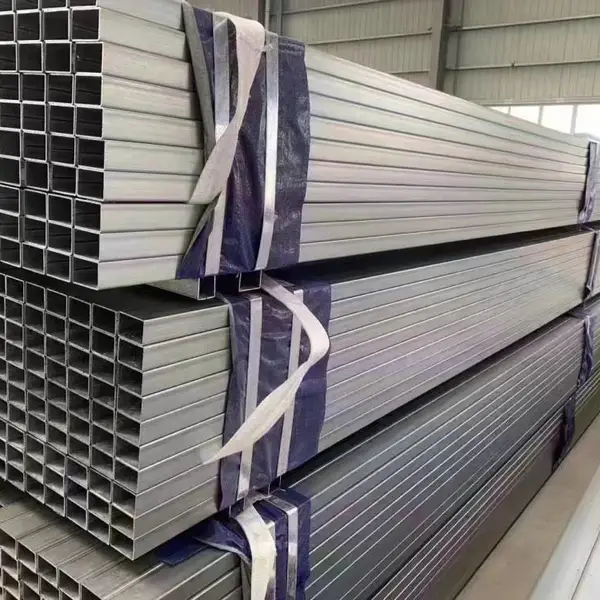 Q235B镀锌方钢管 Q355B热镀锌矩形管 120x120 太阳能支架 可加工切割