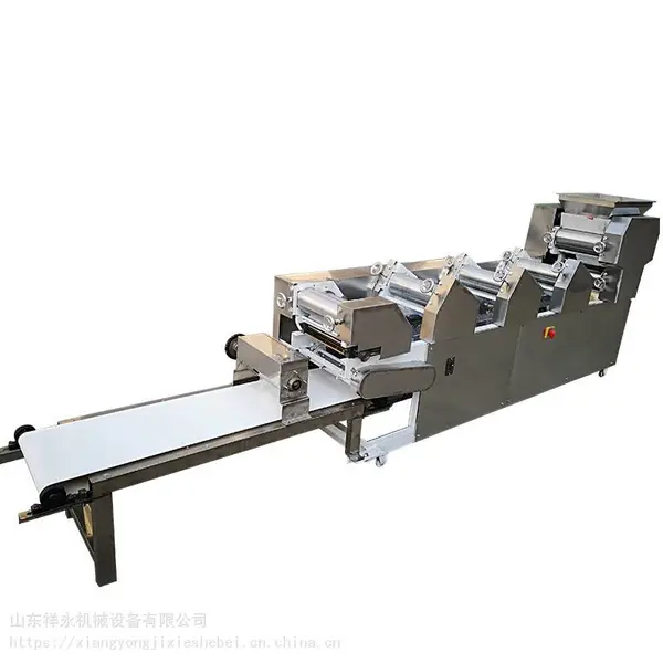 大型面条机商用多功能面皮圆面扫皮一体机五组自动鲜湿面条机