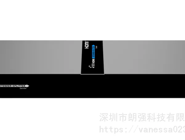 朗强HDMI高清网线分配延长传输器,一进8出同时支持120米网传