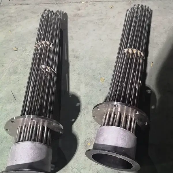 博鼎制热法兰加热管 氮气加热管 10kw 100kw加热棒批发