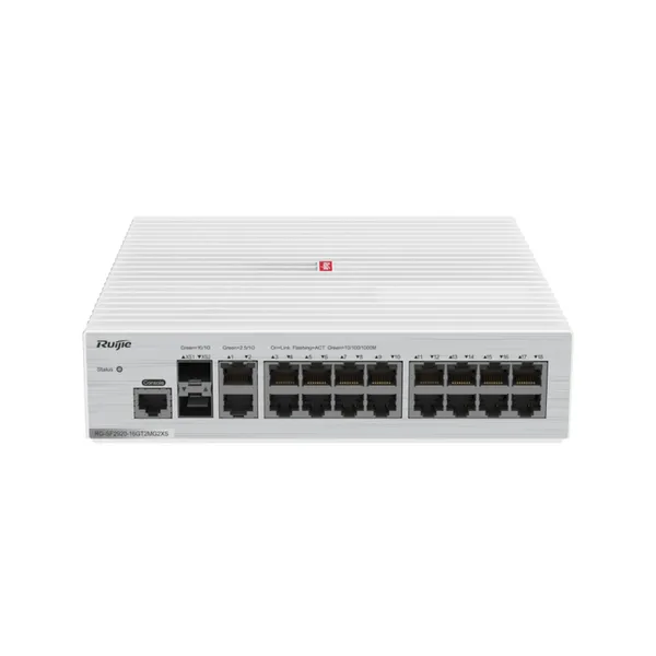 锐捷RG-SF2920-16GT2MG2XS 16口千兆以太全光网络入室交换机