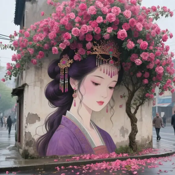 墙面彩绘 大型墙画手绘 乡村文化墙 创意墙绘 设计制作