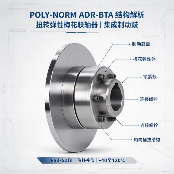 德国KTR开天 ADR-BTA梅花联轴器 13400Nm 起重输送用