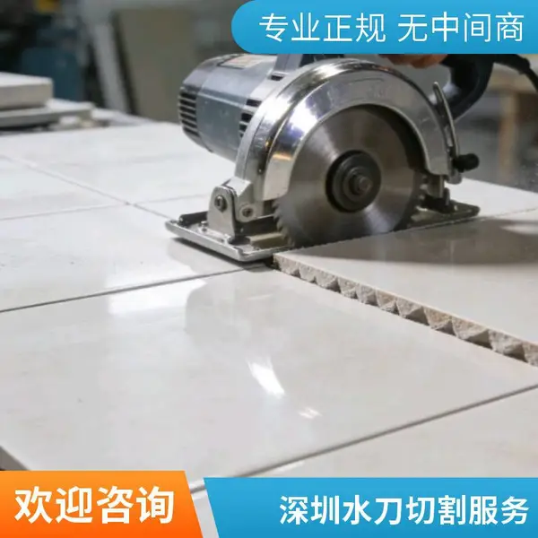 大理石水切割加工服务 深圳水刀切割石材拼花 镂空雕刻定制
