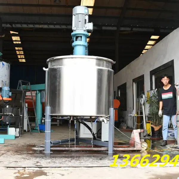 惠州500KG固液搅拌罐洗发水搅拌罐厂家批发供货