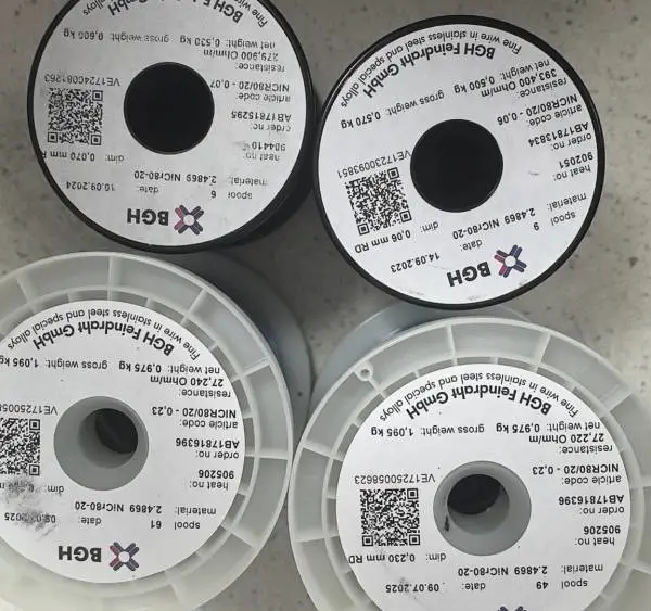 德国进口BGH电热丝 加热丝电阻率稳定 抗氧化性能好