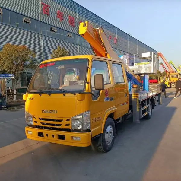 五十铃双排23米高空作业车-登高维修-安全高效