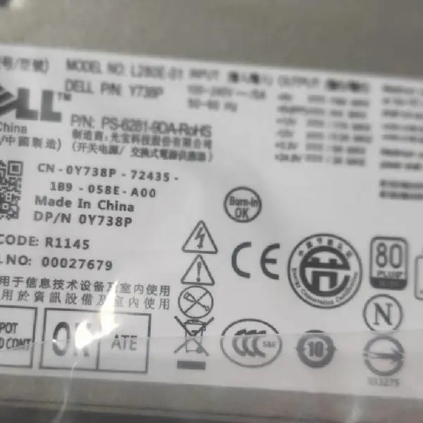 Y738P L280E-01 PS-6281-9DA-RoHS XE SFFС����̨ʽ����Դ