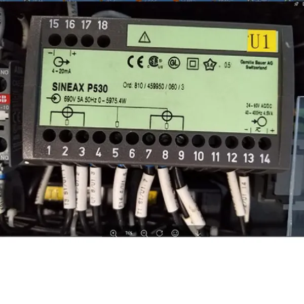 名称:SINEAX P530 电量变送器