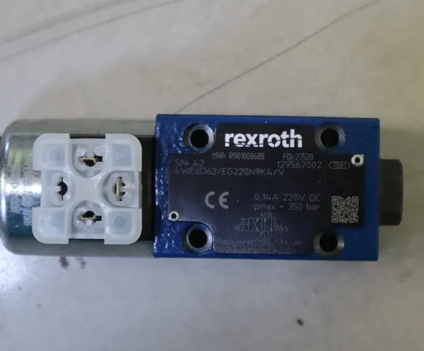 供应德国力士乐REXROTH电磁换向阀R901008688 4WE6D62/EG220N9K4/V
