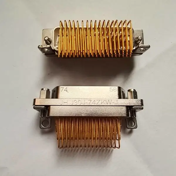 锦宏牌 矩形连接器 J30J-100ZKW 弯式PCB插座 弹性麻花针插件