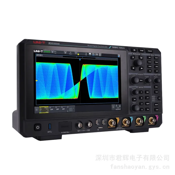 优利德MSO3024X混合信号示波器 250MHz 4+16通道 5GSa/s 500Mpts