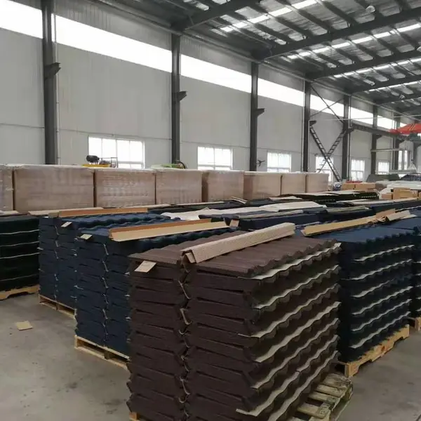 徐州新型建材彩麟金属彩石瓦工厂直营门店