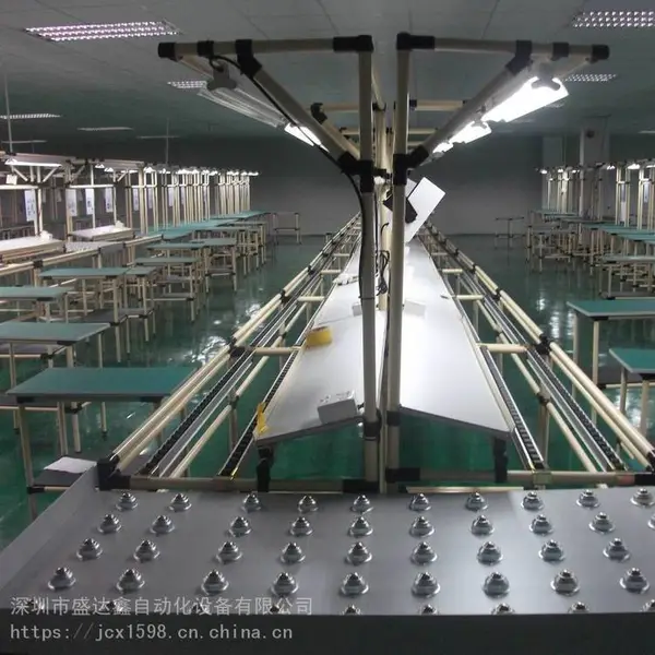 供应盛达鑫流利式设计精益管无动力手推工装生产线