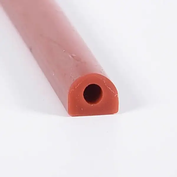 硅胶密封圈蒸压釜硅胶条 V型红色硅橡胶密封条 挤出胶条