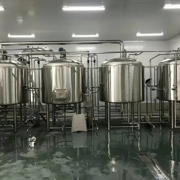 酒馆、酒厂专用糖化发酵机组，按需量身规划生产线