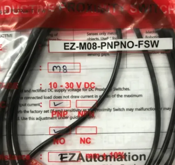 优势供应 EZAUTOMATION 感应器 EZ-M08-PNPNO-FSW