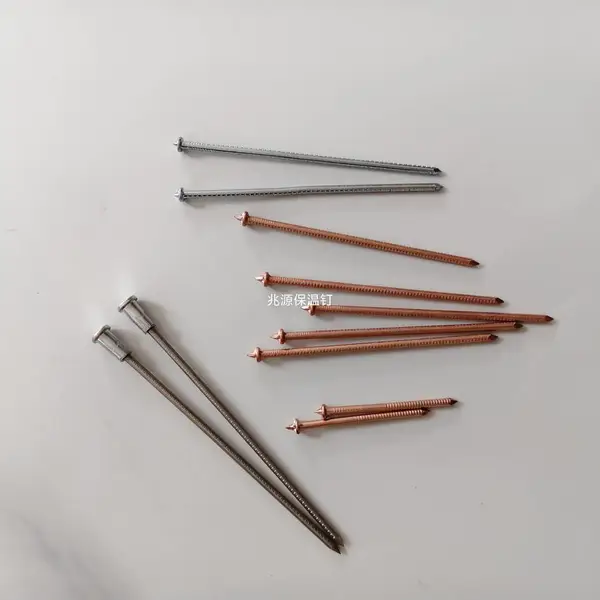 源头工厂船用碰钉,镀锌焊钉 多种长度,可配套锁片 将军帽