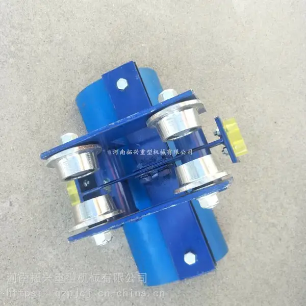 起重机吊线跑车 工字钢托缆滑车 C型钢电缆滑车